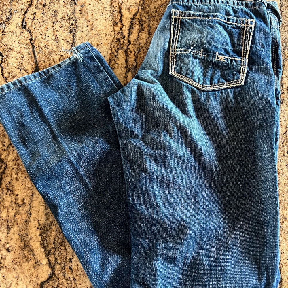 Ariat M4 Relaxed Boot Cut Jeans in Classic Blue - Picture 2 of 4
